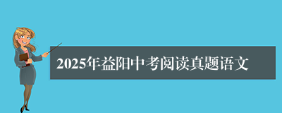 2025年益阳中考阅读真题语文