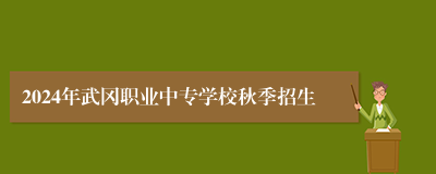 2024年武冈职业中专学校秋季招生