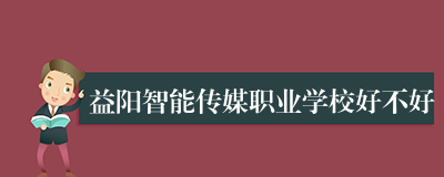 益阳智能传媒职业学校好不好